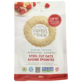 ONE DEGREE Sprouted Organic Steel Cut Oats, 680g