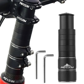 AMFUN Bike Stem Riser, Bike Stem Riser Handlebar,Aluminum Alloy Bike Handlebar Extension for Bicycle Cycling Mountain Bike MTB 28.6mm