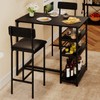 IDEALHOUSE Dining Table Set for 2, Counter Height Kitchen Table