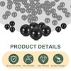 sourcing map 5mm Ceramic Bearing Balls, 12 Pcs Si3N4 Silicon