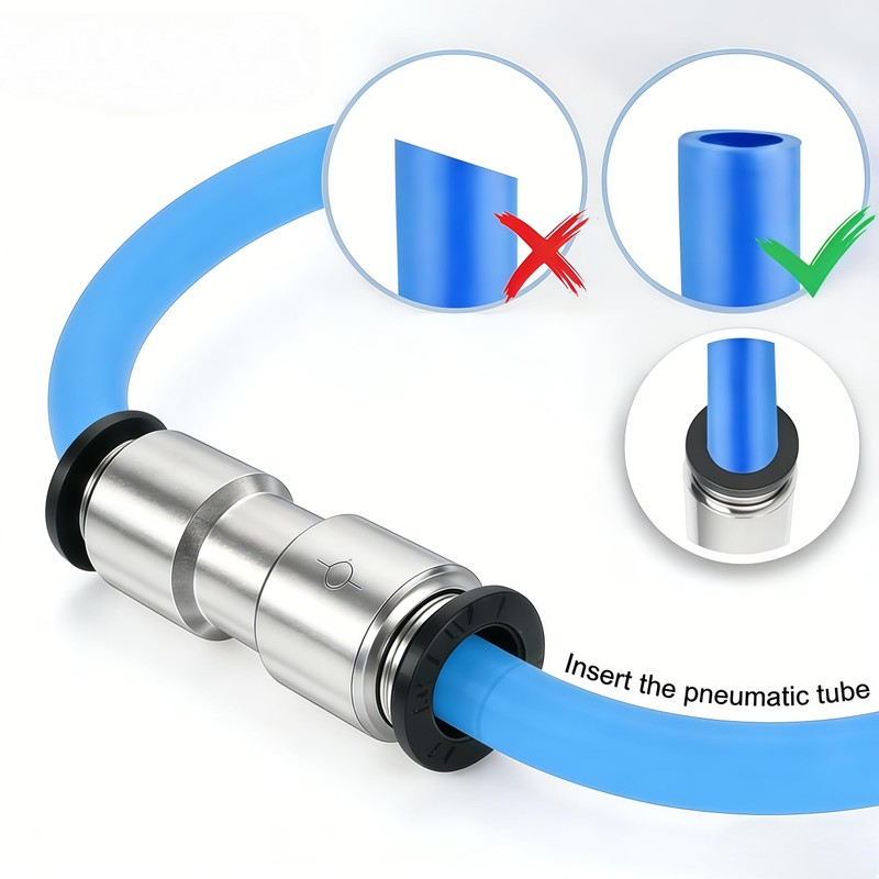 Lophtnix Pneumatic Push to Connect Fitting Check Valve 3/8" OD