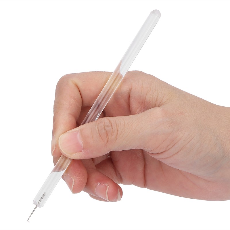 Transparent Rod Wig Ventilating Needle DIY Wig Making Needle Holder