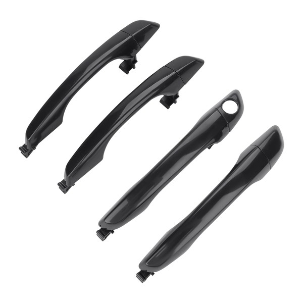 JDMON 4PCS Black Exterior Door Handle Replacement for Hyundai Elantra