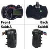 Universal Motorcycle LCD 7 Color Switch Multimeter All-in-One Digital Speedometer