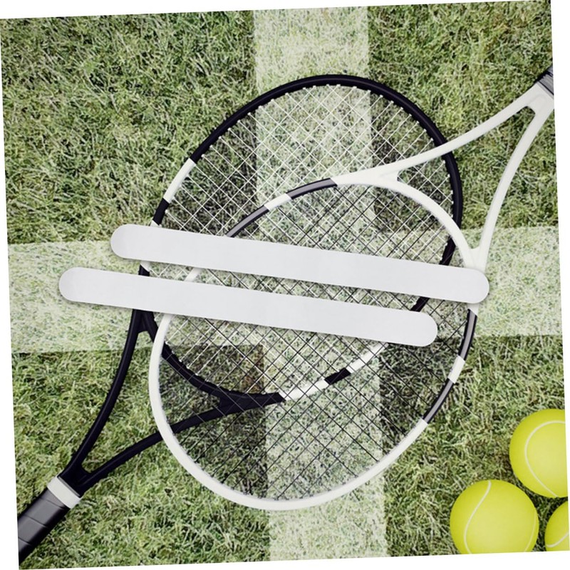 Kisangel Tennis Racket Head Tape 2pcs Tape TPU Material Frame