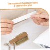 Minkissy Nail Art Cleaning Brush Set 2pcs Wooden Nail Brushes