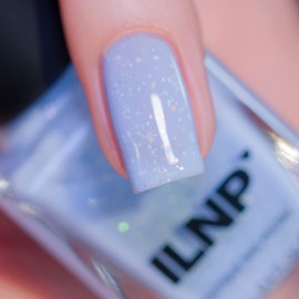 ILNP Up Above - Creamy Pastel Sky Blue Shimmer Jelly Nail Polish