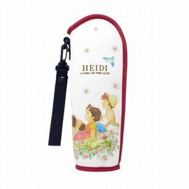 Alpine Girl Heidi Soft Bottle Plastic Bottle Case, Flower Blooming Hill 812-601