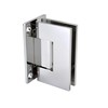MONT HARD Chrome Shower Hinge - Square Full Back Plate,