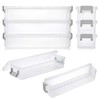 SUMTree 3 Pack Clear Storage Containers rectangular transparent Storage boxes