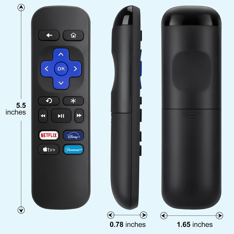 【Pack of 2】 Replacement Remote for Roku Box,for Roku Express,for
