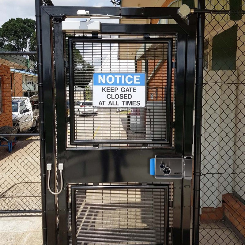 Double Headed Electric Control Lock, DC12V Electric Electronic Security Lock