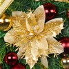 Christmas Inverted Tree Wreath Door Hanging Electroplated Ball Rattan Garland