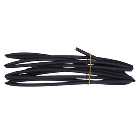 Heat Shrink Tubing 4mm φ4 No Print Clean ☆ Shrink Tube Insulation Tube Waterproof High Flame Retardant Shrink Tube (2m, Black)