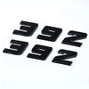 Yoaoo 2x Black 392 Emblem Badge Alloy Decal 3d Logo