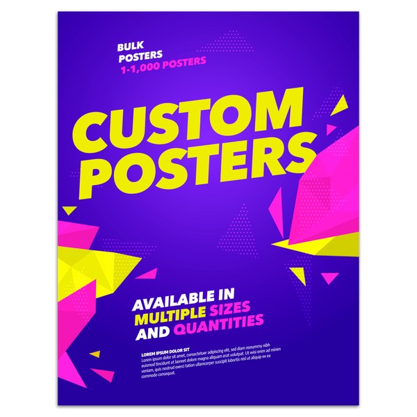 Custom Posters - Glossy Paper - Multiple Sizes (1 to