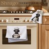 Shrago Funny Chef Black Labrador Kitchen Towels, Labrador Retriever Gifts