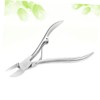 SAFIGLE Stainless Steel Cuticle Nipper Toenail Clipper Ergonomic Design for