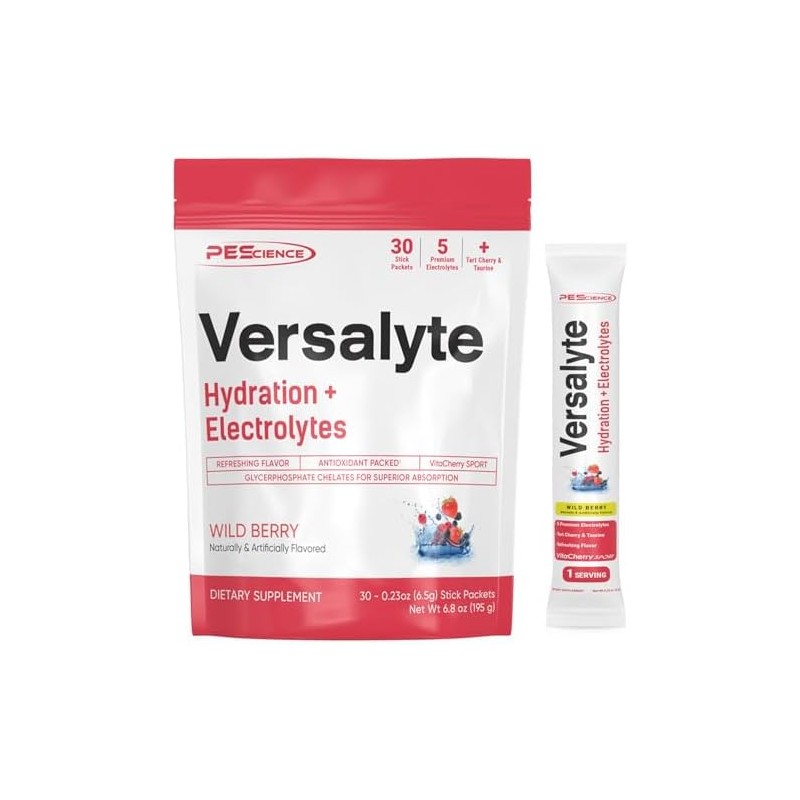 PEScience Versalyte Keto Electrolyte en polvo, sin azúcar, sabor a