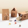 MAGICLULU 10pcs Christmas House Cardboard Treat Boxes House Shaped Paper