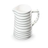 GMUNDNER KERAMIK Water Jug Capacity: 0.7 Litres Grey Flamed Crockery