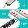 Ceoighe 2 Pack 7 Inch Flush Bolt for Double Door,