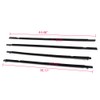 4PCS Weatherstrip Window Seal Compatible for Honda Civic 4 Door