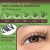 KEYYOU Flora Nova Spider Lash Clusters Kit Natural D Curl