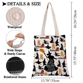 PLITI Wizard Oz Gifts Witch Gift Dorothy Ruby Gift I'll Get You My Pretty & Your Little Dog Too Tote Bag (Get pretty dog TGU)