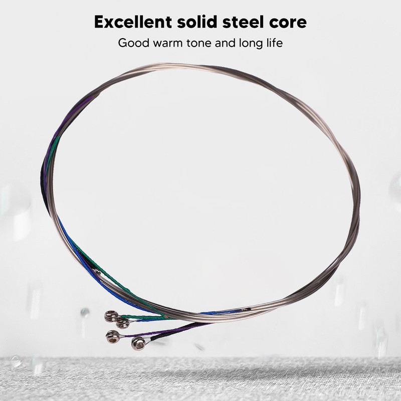 Cello Strings Full Set Steel Core 4/4 Replacement Parts Musical