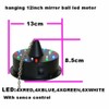 Rotating Disco Ball Motor with Light, 6RPM Spinner Light 18LEDs