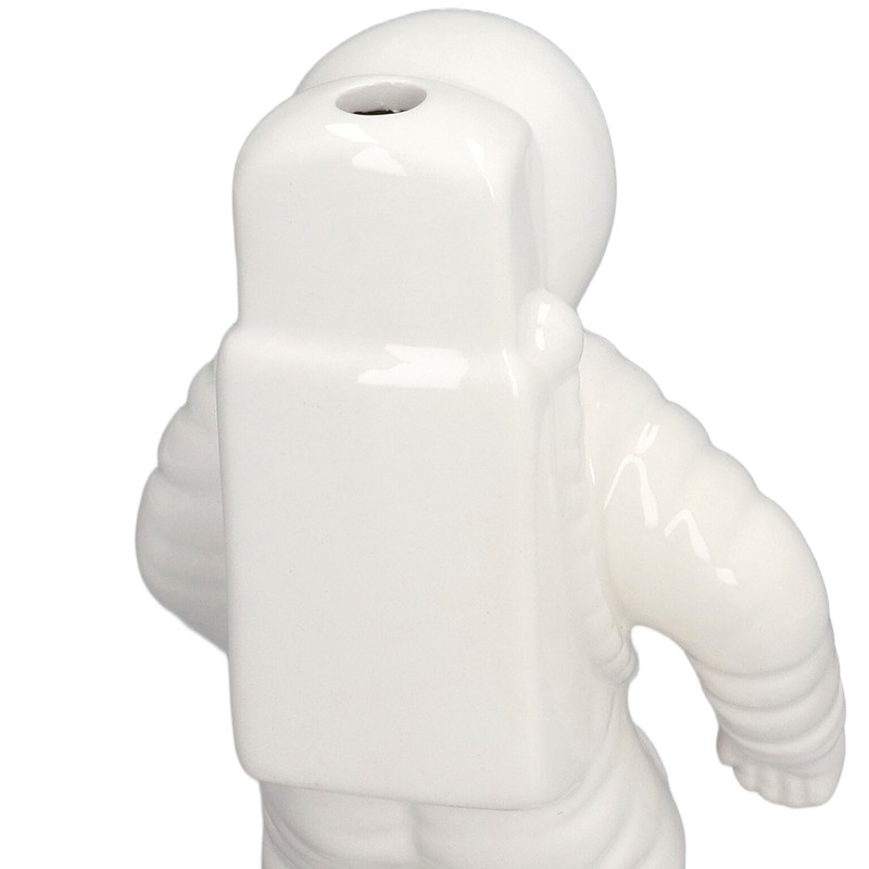 Ceramic Space Man Astronaut Figure Statue Modern Space Man Vase