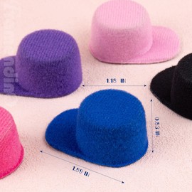 Framendino, 6 Pack Mini Baseball Caps Small Hats Bottle Tiny Party Dress Hat for DIY Crafts Colors