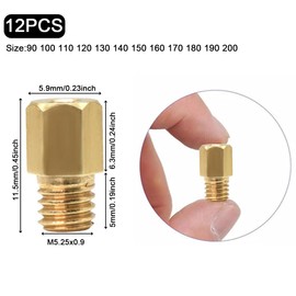 ZAMDOE Carburetor Main Jets kit for Mikuni VM TM TMX Hex Carb 90 100 110 120 130 140 150 160 170 180 190 200 Motorcycle Carburetor Main Jets Kit, with Cleaning Brush