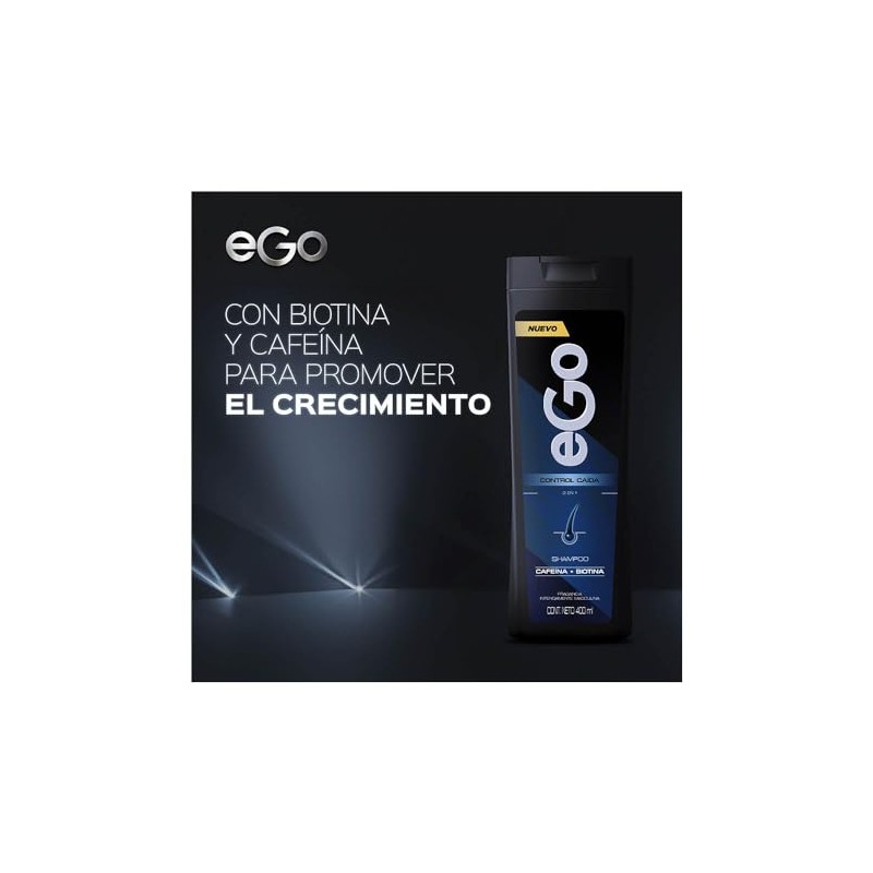 EGO FOR MEN Shampoo Control Caida 2 en 1 400ml