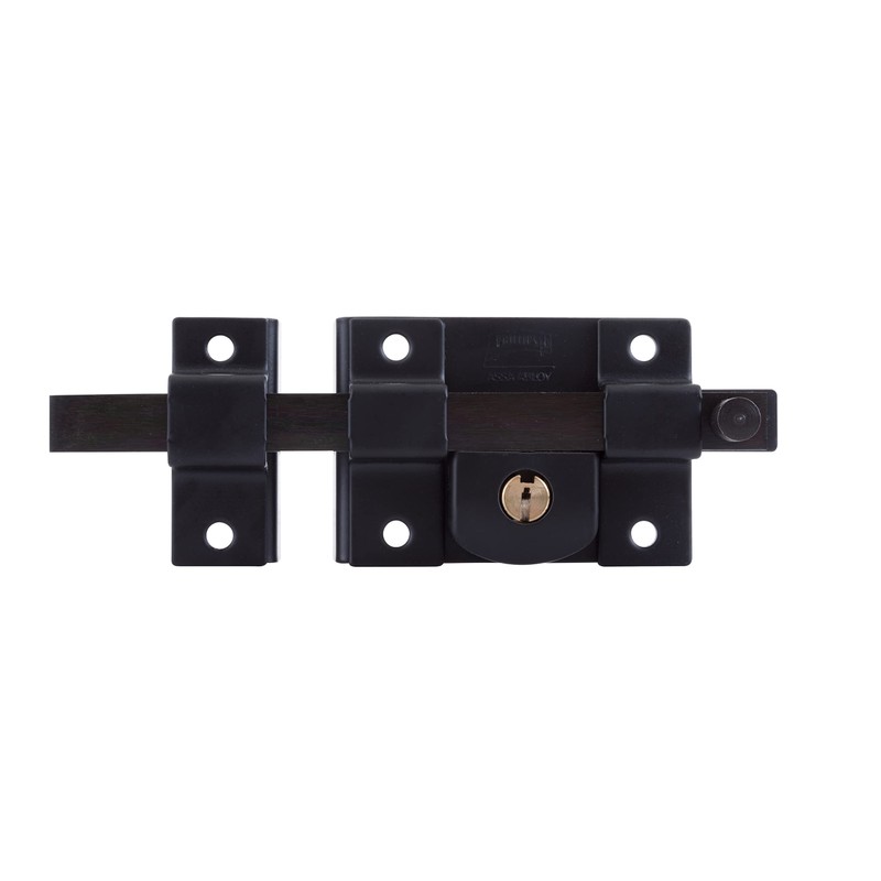 Phillips cerradura sobreponer barra 800 izquierda, negra.