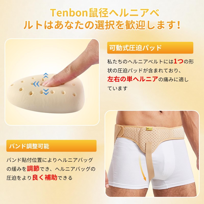 Groin Herniated Belt, Groin Herniated Supporter for Inignal or Sports