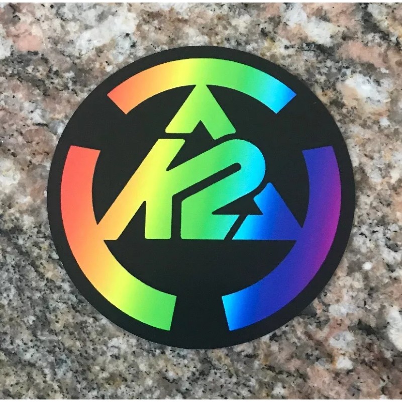 K2 Ski Sticker - Skiing Snowboarding Skis Mountain Sports Gear