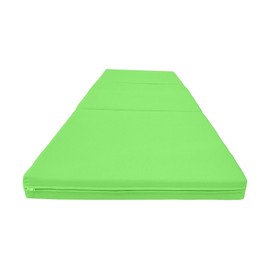 Danfuton Lime Trifold Foam Bed, Shikibuton, Folding Ottoman Mat Sit Sleep 3 x27 x 75
