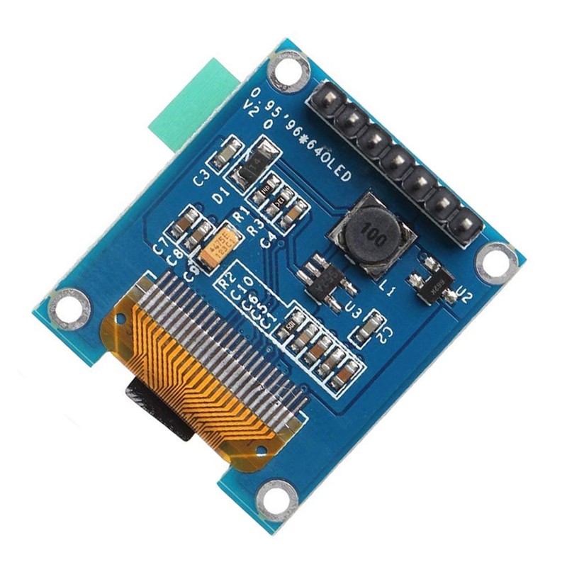 Hailege 0.95 Inch SSD1331 96x64 SPI OLED Display 3.3V-5V 7-Pin