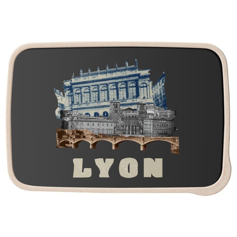 Fabulous Lunch Box Lunchbox mit Besteck, Schwarz – Lyon Collage