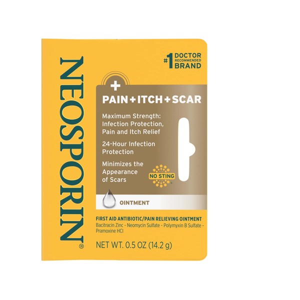 Neosporin + Pain, Itch, Scar, .5 Oz (10 Pack)