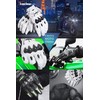 Kaedear KDR-GL1-W-M Men’s Motorcycle Gloves, Smartphone and Touchscreen Compatible, Punched
