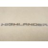 Toyota OEM Silver Rear HIGHLANDER Letter Emblem Badge Fit 2020-2022