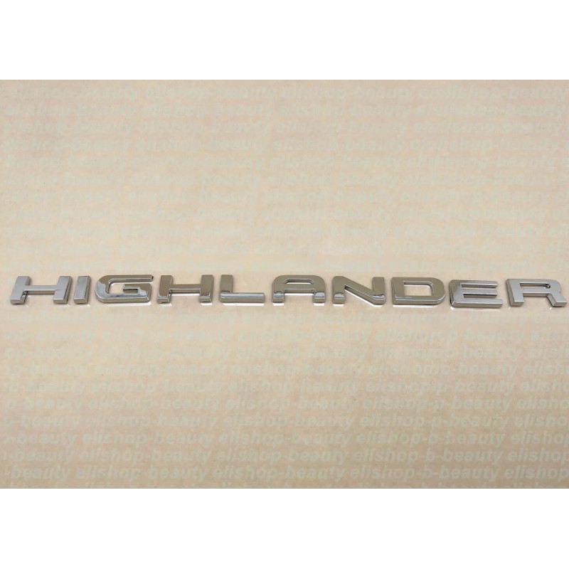 Toyota OEM Silver Rear HIGHLANDER Letter Emblem Badge Fit 2020-2022