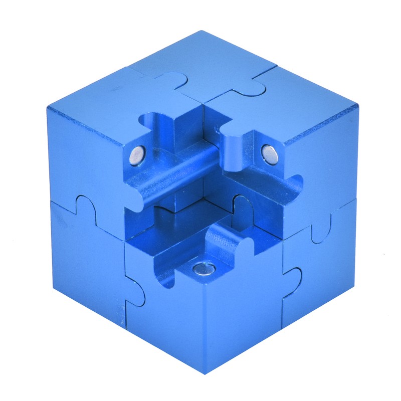 3D Quadrate Shape Decompression Toy Assemble Logical Thinking Educational ToyBlue