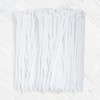 200 Pack of White Cable Ties, 200mm x 3.6mm, 8"