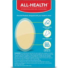 All-Health Hydrocolloid Gel Blister Cushion Bandages, 10 Count