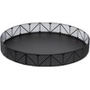 Secret de Gourmet Basket, Metal Tray, Black, Diameter 30 cm