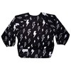 Tiny Twinkle Mess Proof Baby Bib, Long Sleeve Bib Outfit,